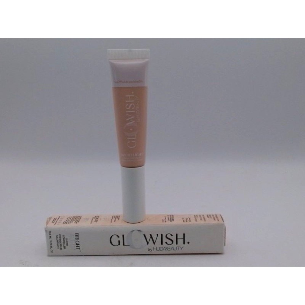 HUDA BEAUTY - GLOWISH Bright Light Hydrating Sheer Concealer, Porcelain,. BNIB